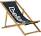 ANZIO - Strandstoel - Lichthout/Zwart - Acaciahout