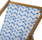 ANZIO - Strandstoel set van 2 - Blauw - Polyester