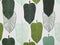 ANZIO - Strandstoel set van 2 - Geometrisch/Groen - Polyester