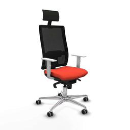 Bureaustoel met hoofdsteun Piqueras y Crespo 4B086G1 Donker oranje