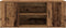 vidaXL - TV-kast - Oud - Hout - 100x35x40 - cm - Engineered - Wood