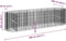 vidaXL - Gabion - plantenbak - verhoogd - 400x100x100 - cm - gegalvaniseerd - ijzer
