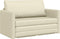 vidaXL - Vloersofa - Bed - 2-in-1 - Crème - 124x71x78 - cm - Kunstleer