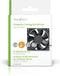 Nedis DC Ventilator - DC - Grootte ventilator: 80 mm - 3-Pin - 35.6 dBA - Zwart
