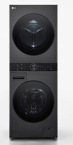 LG WashTower WT1210BBTN - Wasdroger 12 kg - WiFi-compatibel - Zwart