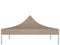 vidaXL - Partytentdak 270 g/m² - 3x3 m UV- en waterbestendig - taupe