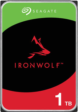 Seagate IronWolf - Interne harde schijf - NAS HDD - 1 TB - 256MB Cache - 7200 RPM