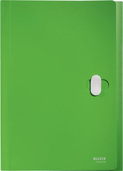 Leitz Recycle Projectmap A4 - met 5 Vakken - 80% Gerecycled Post-consumer Plastic - Groen