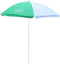 AXI Parasol in Groen / Wit - Kinderparasol van 125cm voor kinderen - Compatibel met AXI picknicktafels, watertafels & zandbakken