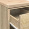 vidaXL - Garagekast - 30x51x85 - cm - massief - grenenhout - sonoma - eikenkleurig