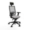 Bureaustoel met hoofdsteun Piqueras y Crespo 2D066N1 Lichtgrijs