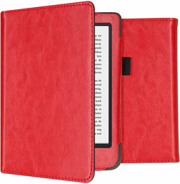 imoshion E-reader Hoesje - Geschikt voor Kobo Clara 2E, Tolino Shine 4 - Vegan Leather Bookcase - Rood