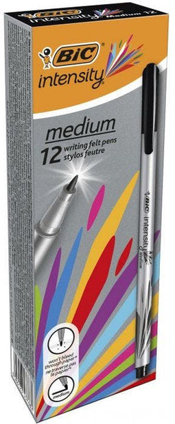 BIC 964780, 12 stuk(s), Zwart, Fijne punt, Meerkleurig, Rond, 0,8 mm