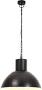 vidaXL Hanglamp rond 25 W E27 48 cm zwart
