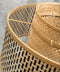 GOOD&MOJO Vloerlamp Bhutan - Bamboe Zwart/Naturel - 55x31x150cm - - Staande lampen voor Woonkamer - Slaapkamer