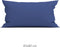 Zohome Kussensloop Satinado - Kussenhoes van 40x80 cm - Set van 2 stuks - 100% Katoen-Satijn - Blauw