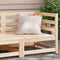vidaXL - Tuinhoekbank - 70x70x67 - cm - massief - grenenhout