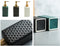Zeepdispenser / Zeeppompje - Porselein Collectie - Zwart - 350ml - Keramiek - 7x7x18cm