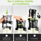 Aobosi - Slow Juicer - Sapcentrifuge voor hele groenten en fruit - Brede opening van 80 mm - Stille motor