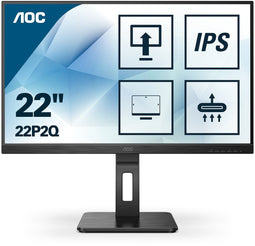 AOC 22P2Q Zwart