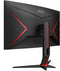 AOC AGON CQ27G2S/BK Rood, Zwart