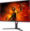 AOC AGON U32G3X Rood, Zwart