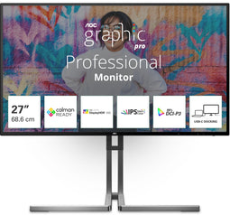 AOC Graphic Pro U27U3CV Zwart