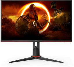 AOC Q27G2S/EU Rood, Zwart