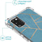 iMoshion Hoesje Geschikt voor Samsung Galaxy A41 Hoesje Met Koord - iMoshion Design Hoesje met Koord - Blauw / Meerkleurig / Goud / Blue Graphic