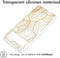 iMoshion Hoesje Geschikt voor Google Pixel 8 Hoesje Siliconen - iMoshion Design hoesje - Meerkleurig / Golden Leaves Transparant