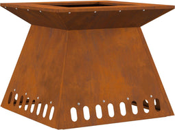 vidaXL - Vuurkorf - 48x48x40 - cm - Weerbestendig - Staal