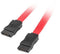 Lanberg CA-SASA-10CU-0050-R - SATA kabel - Male/male - 50cm - Rood