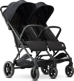 Deryan Rolo X2 XL - Dubbele Buggy - Compact vouwbaar - Zwart
