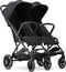 Deryan Rolo X2 XL - Dubbele Buggy - Compact vouwbaar - Zwart