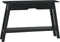 vidaXL - Wandtafel - 110x30x75 - cm - massief - mahoniehout - zwart