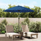 vidaXL - Parasol - met - aluminium - paal - 270 - cm - azuurblauw