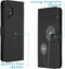 iMoshion Hoesje Geschikt voor Samsung Galaxy A32 (5G) Hoesje Met Pasjeshouder - iMoshion Design Softcase Bookcase - Zwart / Dandelion