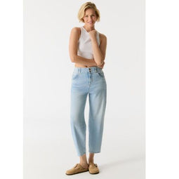 Cup of Joe Denim Jasmin wide leg jeans blue denim maat S/L2