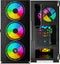Savio Raptor X1 - Midi Tower PC - ATX EATX ITX Mini-ATX - Zwart