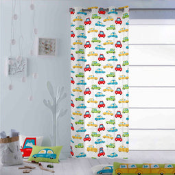 Gordijn Cool Kids Scalextric (140 x 260 cm)