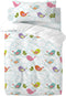 Dekbedovertrek set HappyFriday Mr Fox Little birds Multicolour Wieg voor baby's 2 Onderdelen