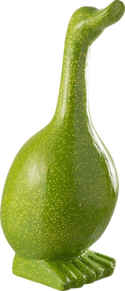 J-Line figuur Gans Buiten - kunststof - groen