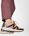 PS Poelman Minion Dames Sneakers - Lage Sneakers - Shiny Details - Bordeaux Beige Multi