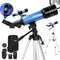 Aomekie - Telescopische Astronomie 70/400 Telescoop - Inclusief Statief, Smartphone Adapter, en Maanfilter
