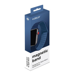 Celly WBANDMAG - Smartwatch Band - Siliconen - Blauw