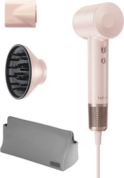 Laifen Swift Premium Föhn - Haardroger met ionische technologie - 3 warmtestanden - Licht roze/Goud