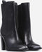 BRONX new-americana - Enkellaars - Binnenrits en metalen neus - Zwart