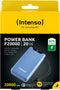 Intenso F20000 - Powerbank - 20.000 mAh - Power Delivery en Quick Charge - Blauw