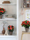 Mica Decorations Azalea - Kunstplant in bloempot - Onderhoudsvrij - Rood