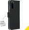 Accezz Galaxy S20 - Flip cover - Krasbestendig Schokbestendig - Zwart